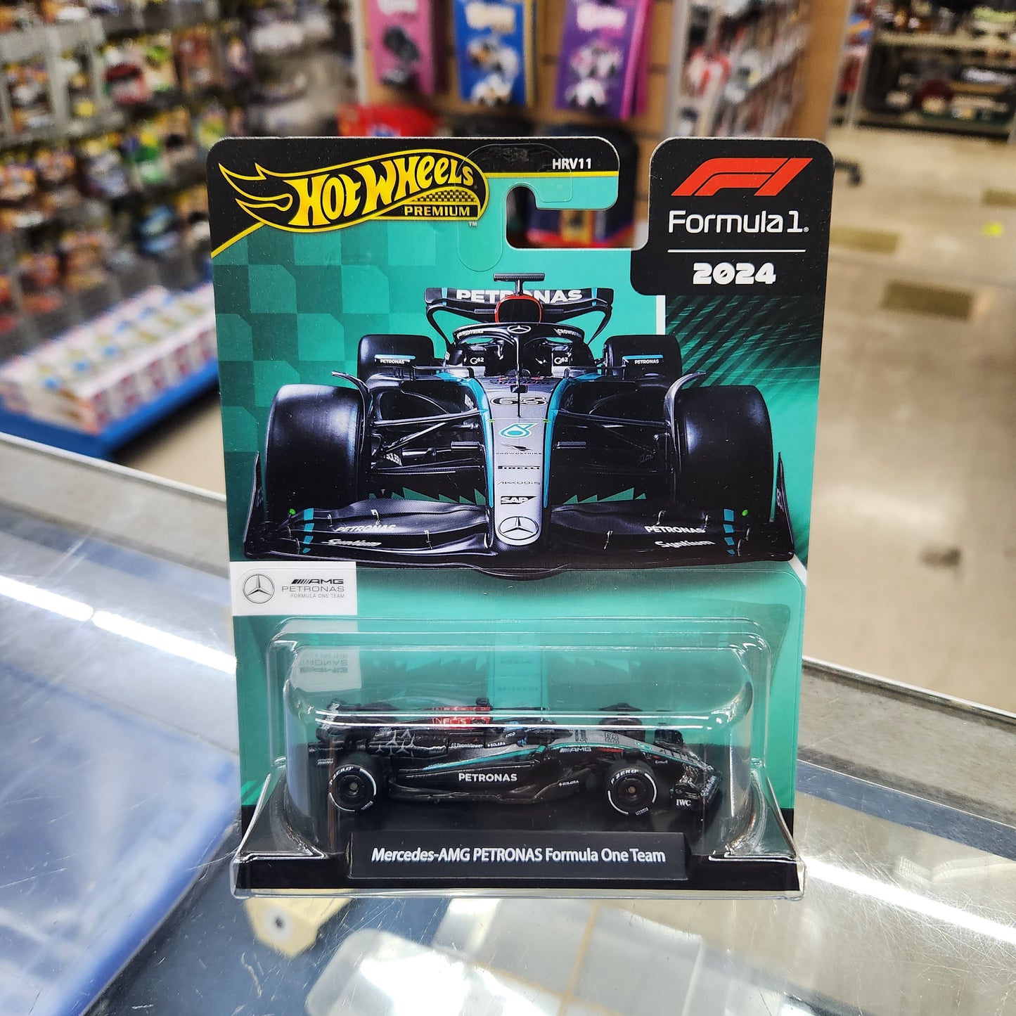 Hot Wheels Premium - 2024 Formula 1 Mercedes-AMG F1 Team - #63 George Russell