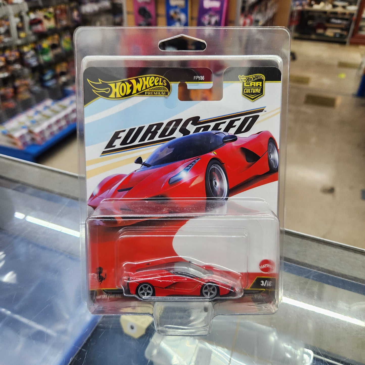 Hot Wheels Premium - 'Euro Speed' - Ferrari La Ferrari - 1:64 Scale