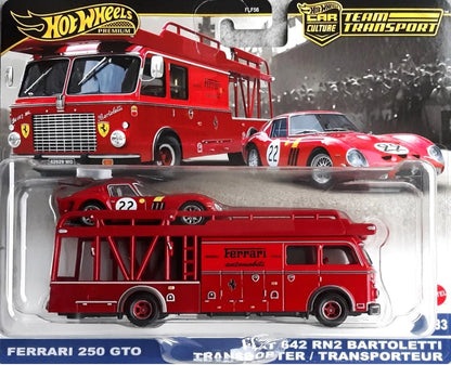 Hot Wheels - Team Transport - Ferrari 250 GTO/Fiat 642 RN2 Bartoletti