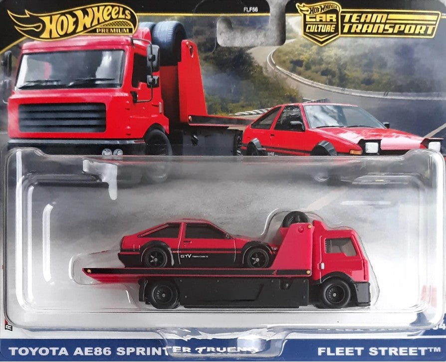 Hot Wheels - Team Transport - Toyota AE86 Sprinter/Fleet Street