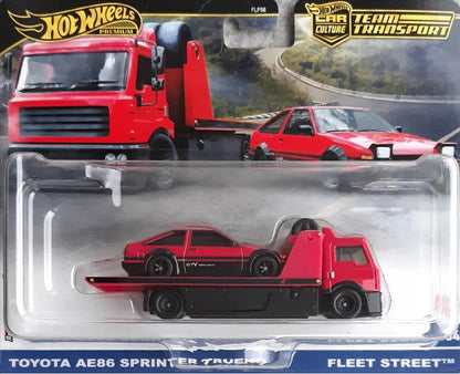 Hot Wheels - Team Transport - Toyota AE86 Sprinter/Fleet Street