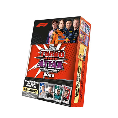 2026 F1 Topps Turbo Attax Trading Cards - Mega Tin - 'Guardians of the Grid'
