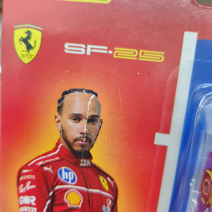 Bburago - Formula Racing - 2025 Ferrari F1 Team SF-25 - #44 Lewis Hamilton - 1:64 Scale
