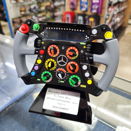 Minichamps - Mercedes-AMG 2012 F1 W03 Steering Wheel - Michael Schumacher - Limited Edition - Scale 1:2