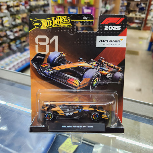 Hot Wheels Premium - 2025 Formula 1 McLaren Formula 1 Team - #81 Oscar Piastri