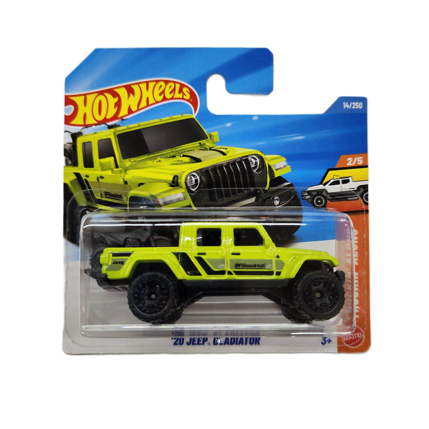 Hot Wheels - 2020 Jeep Gladiator with Bikes (Green) - Short Card
