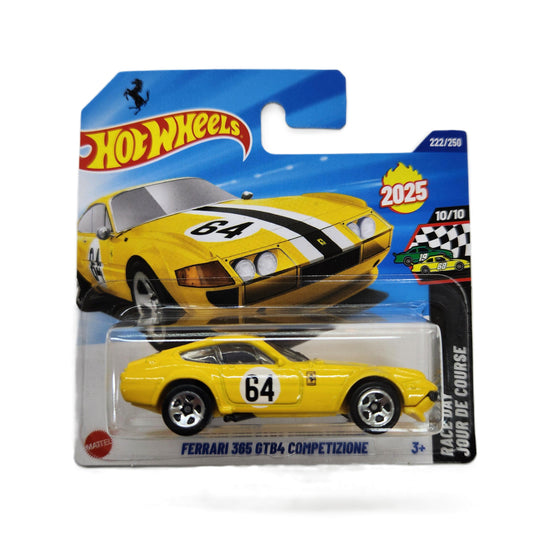 Hot Wheels - Ferrari 365 GT4 Competizione (Yellow) Short Card