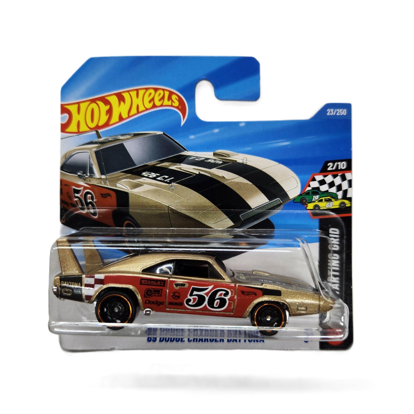 Hot Wheels - 1969 Dodge Charger Daytona #56 - Short Card