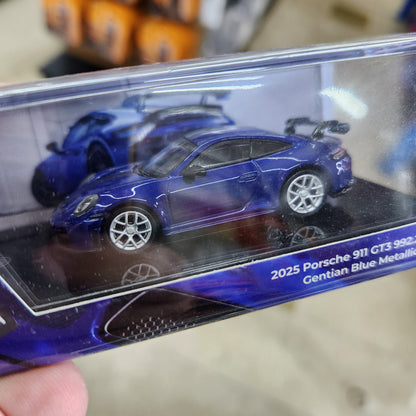 Para64 - 2025 Porsche 911 GT3 (992.2) Gentian Blue Metallic - 1:64 Scale