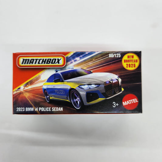 Matchbox - 2025 Power Grabs - 2023 BMW i4 Police Sedan