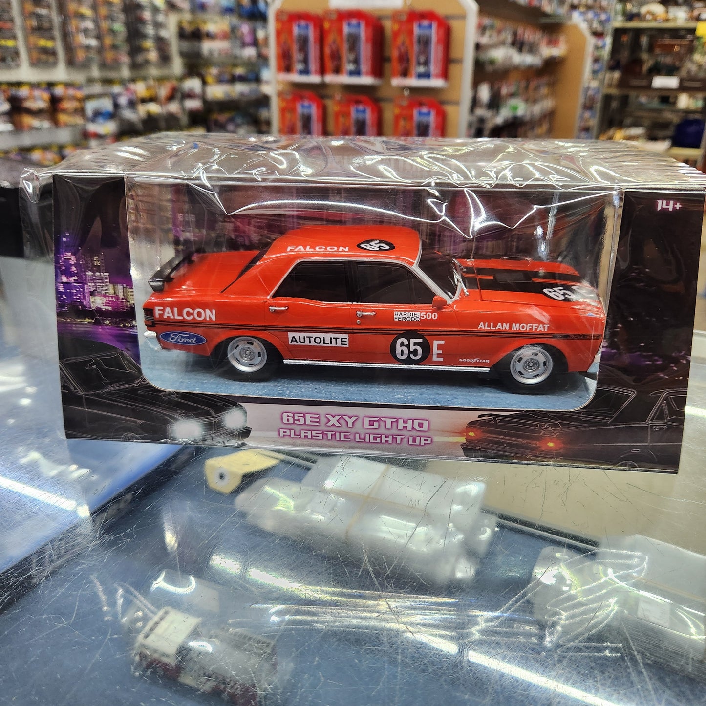 DDA - Ford XY GTHO Bathurst Winner - Allan Moffat #65E - Light Up - 1:24 Scale