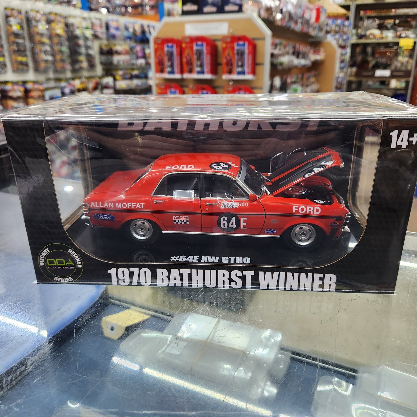 DDA - Ford XW GTHO 1970 Bathurst Winner - Allan Moffat #64E - 1:24 Scale