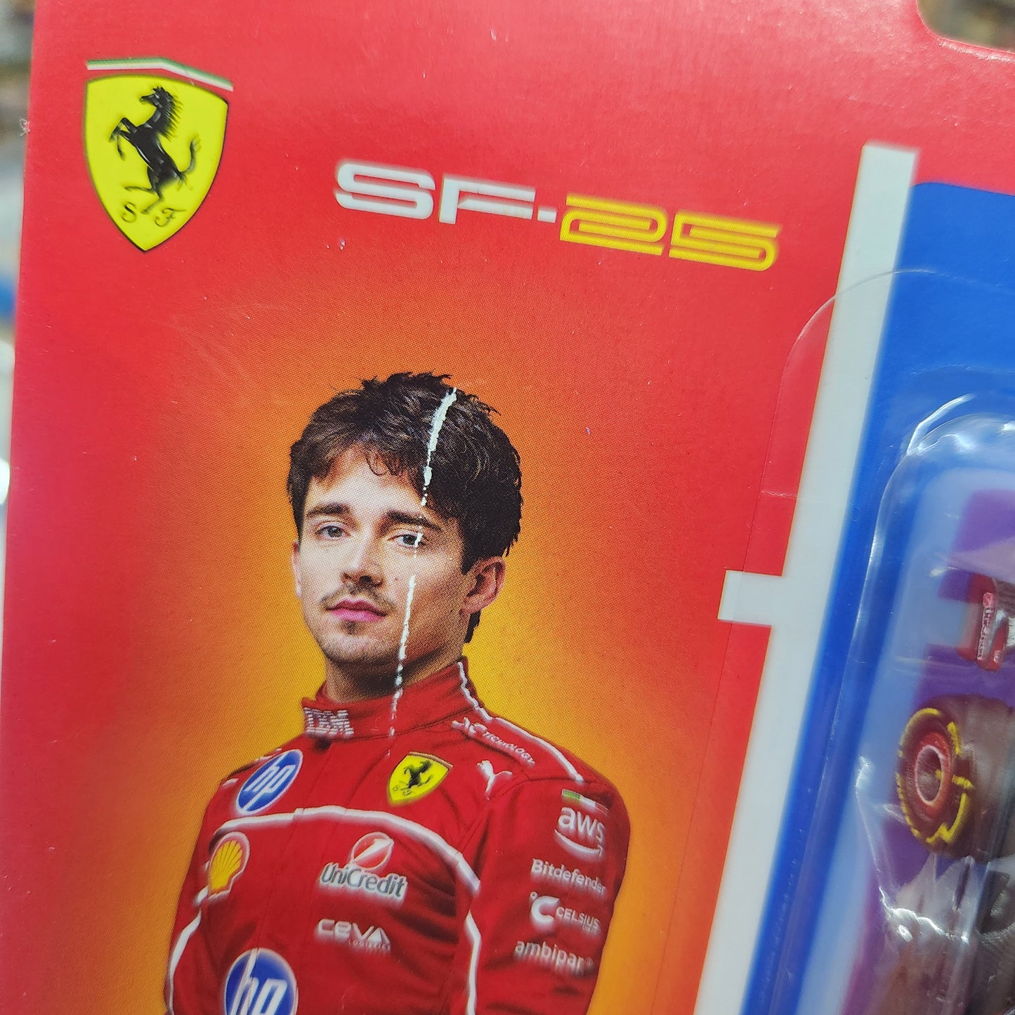 Bburago - Formula Racing - 2025 Ferrari F1 Team SF-25 - #16 Charles Leclerc - 1:64 Scale