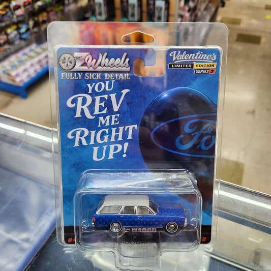 Oz Wheels - Valentines Day - Ford XW Wagon (Blue Card) - 1:64 Scale