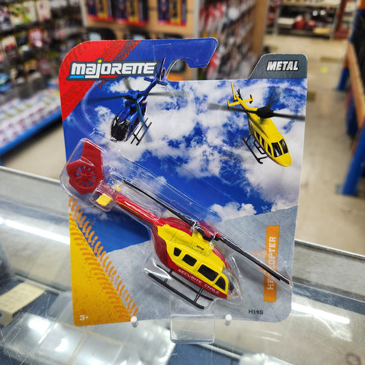 Majorette - Helicopters - French SOS H145 (Yellow/Red) - 1:64 Scale