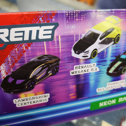 Majorette - Neon Racer - 5 Piece Gift Pack - 1:64 Scale