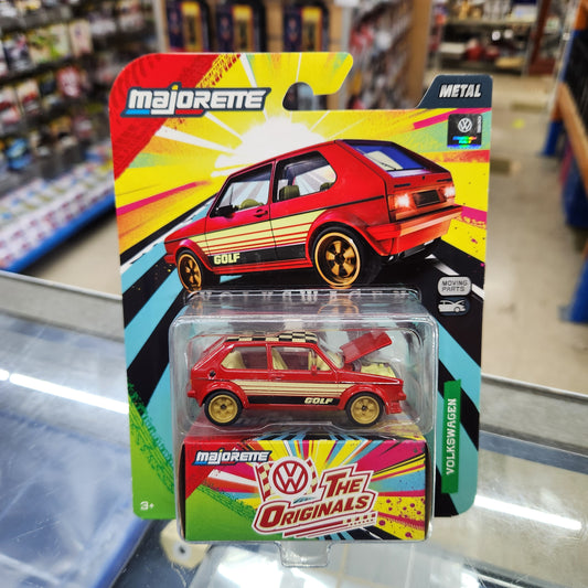 Majorette - Volkswagen Deluxe Cars 'The Originals' - VW Golf MK II (Red)
