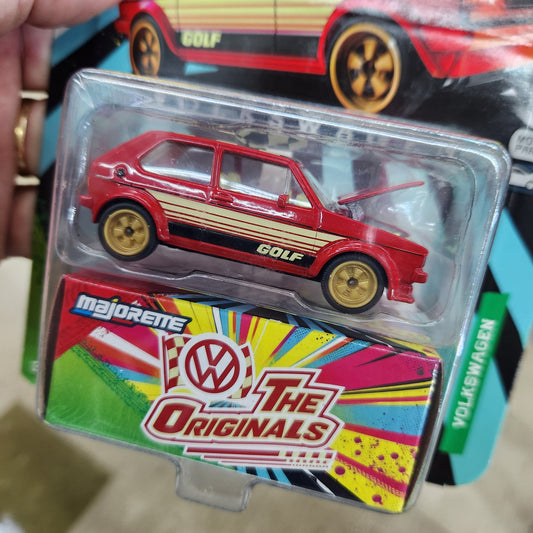 Majorette - Volkswagen Deluxe Cars 'The Originals' - VW Golf MK II (Red)