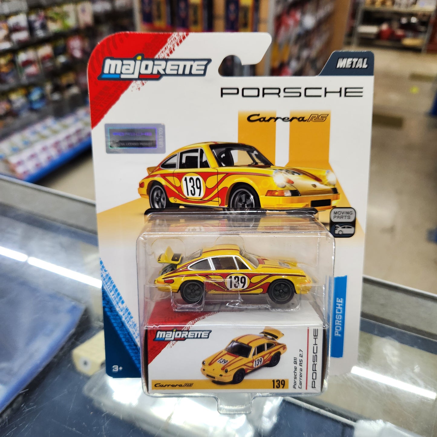Majorette - Porsche Deluxe Cars - Porsche 911 Carrera RS 2.7 #139
