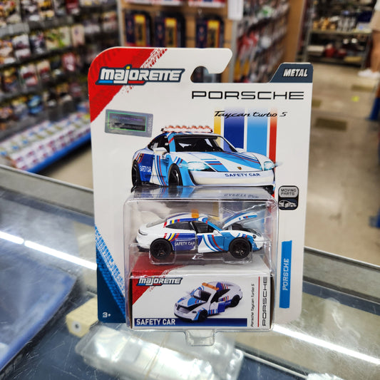 Majorette - Porsche Deluxe Cars - Porsche Taycan Turbo S 'Safety Car'