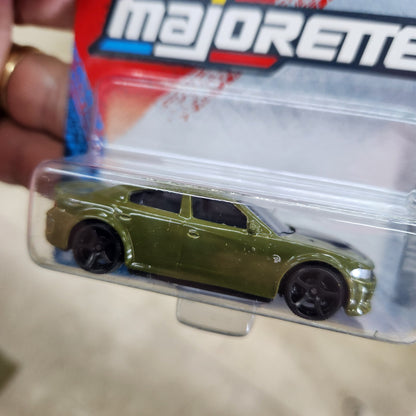 Majorette - Street Cars - Dodge Charger (Army Green) - Short Card