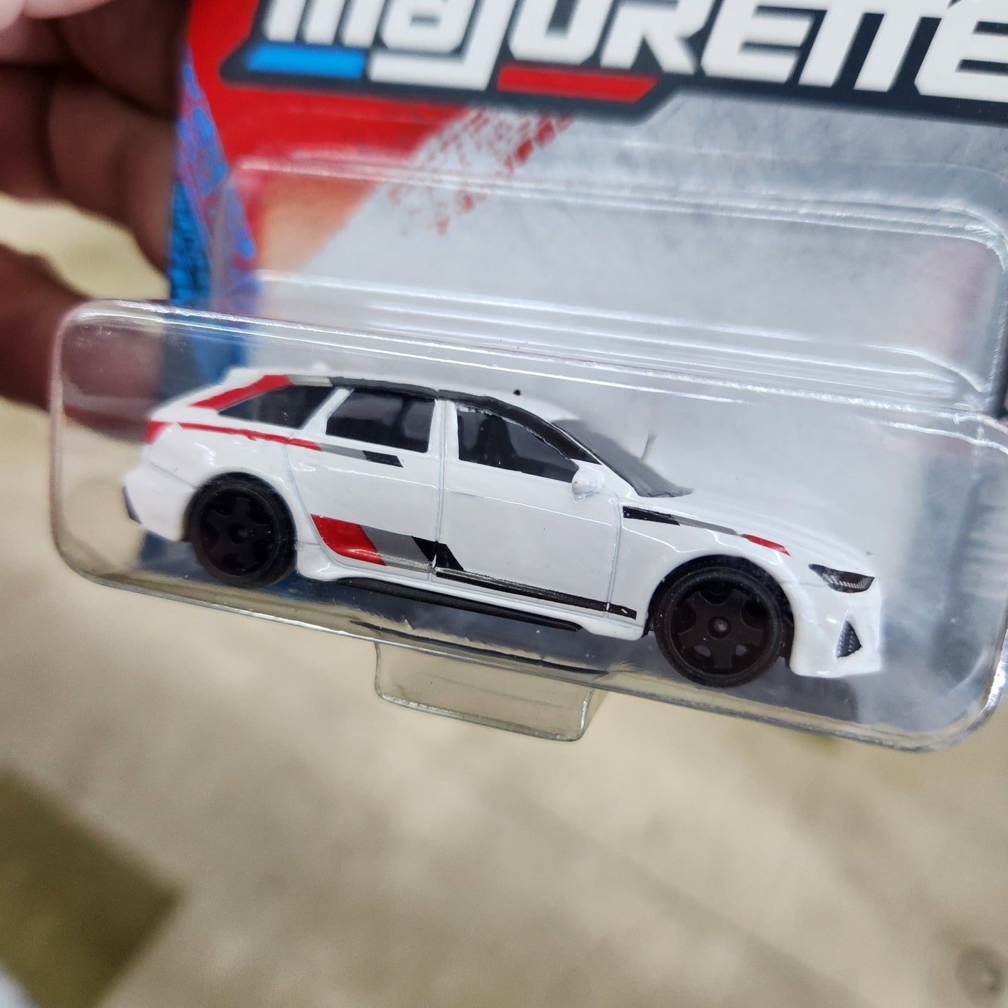Majorette - Street Cars - Audi RS 6 Avant (White) - Short Card