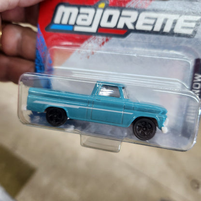 Majorette - Street Cars - Chevrolet C10 (Blue) - Short Card