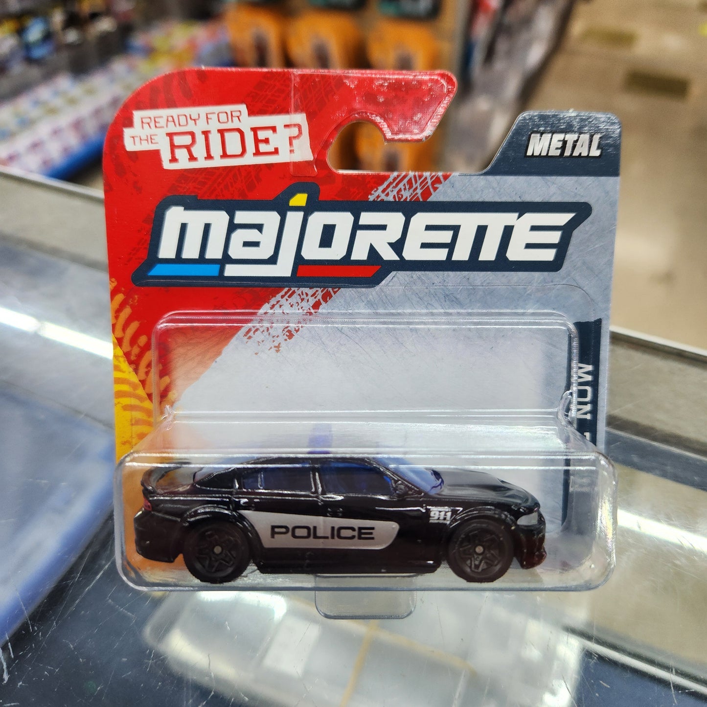 Majorette - Street Cars - Dodge Charger 'Police' - Short Card
