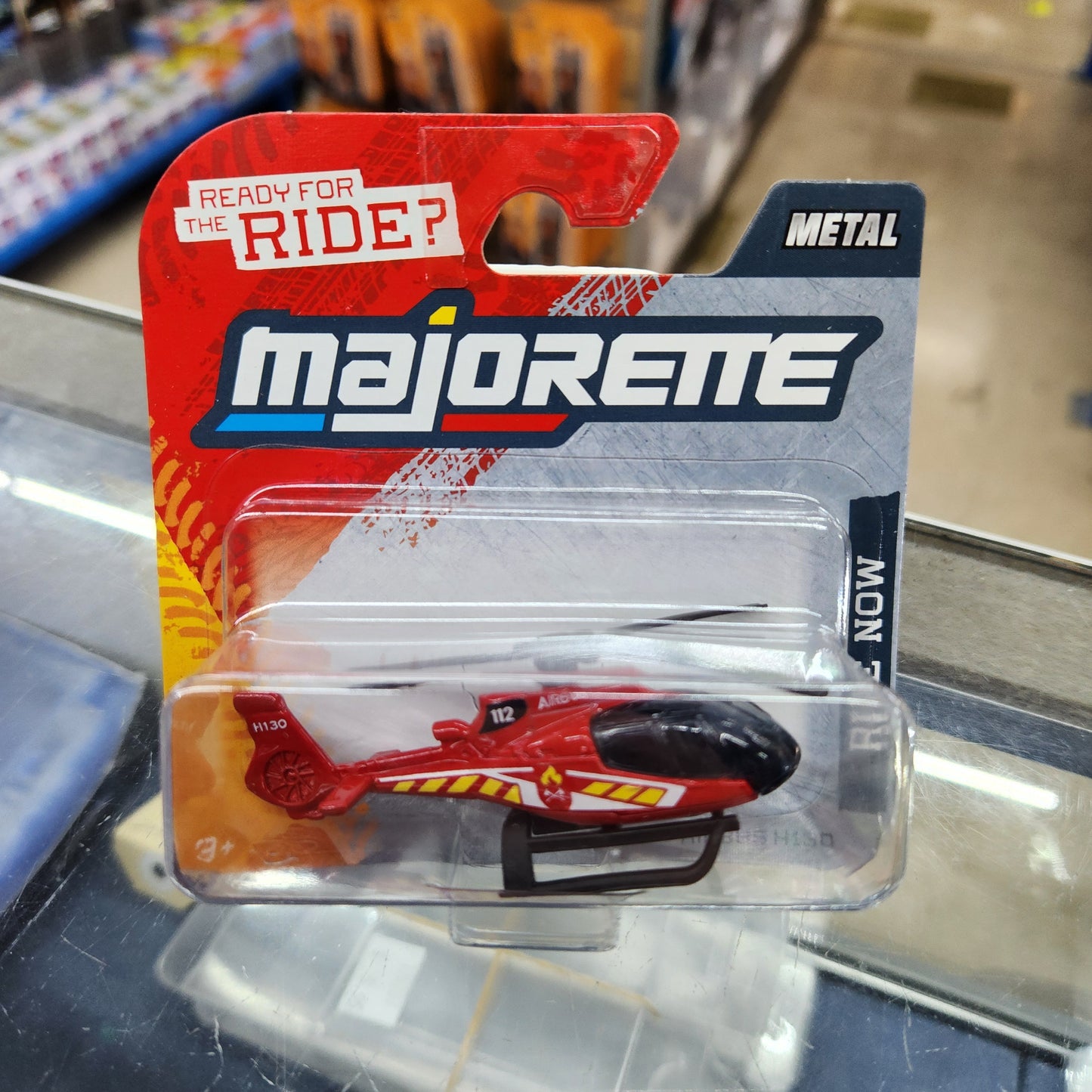 Majorette - Street Cars - Airbus H130 Helicopter - Short Card