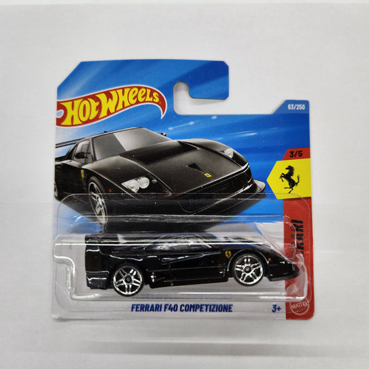 Hot Wheels - Ferrari F40 Competizione (Black) - Short Card