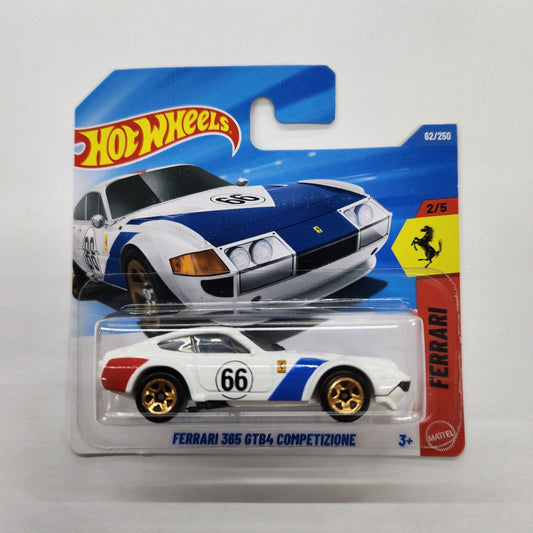 Hot Wheels - Ferrari 365 GT4 Competizione (Blue/White) - Short Card