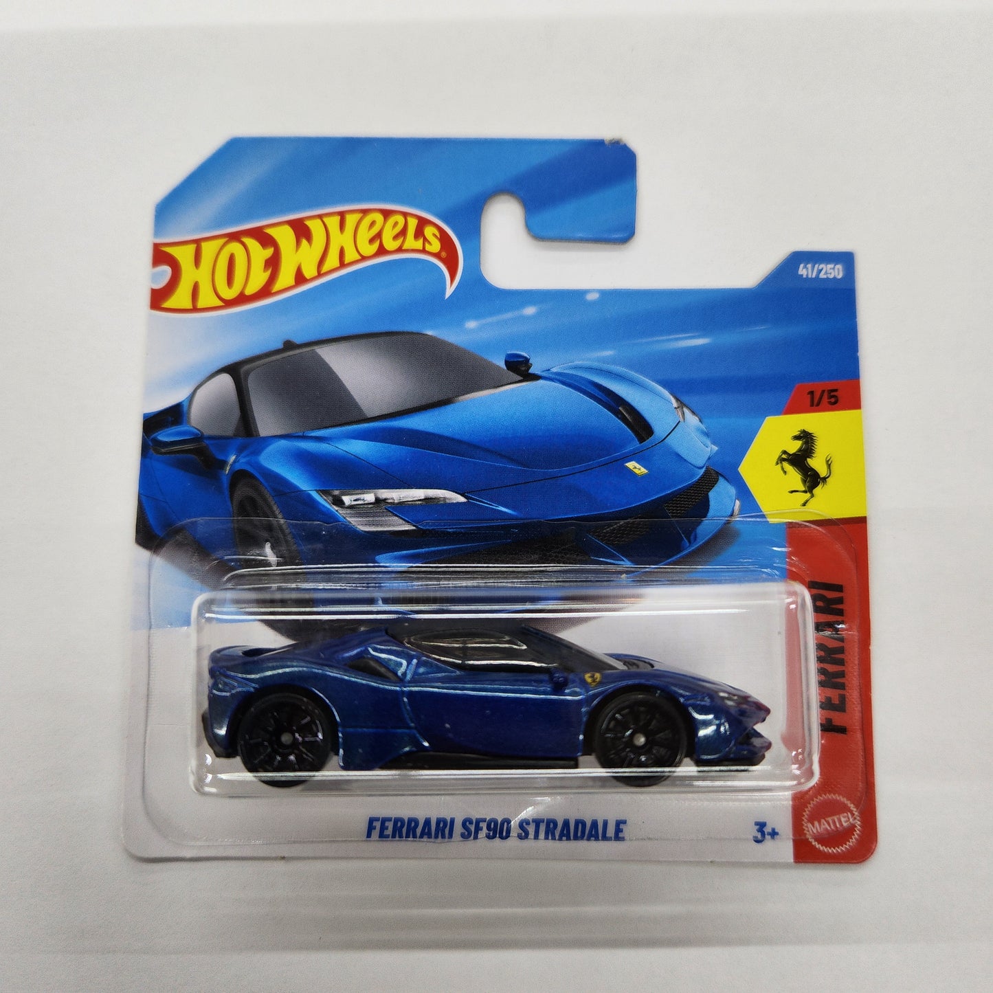 Hot Wheels - Ferrari SF90 Stradale (Blue) - Short Card