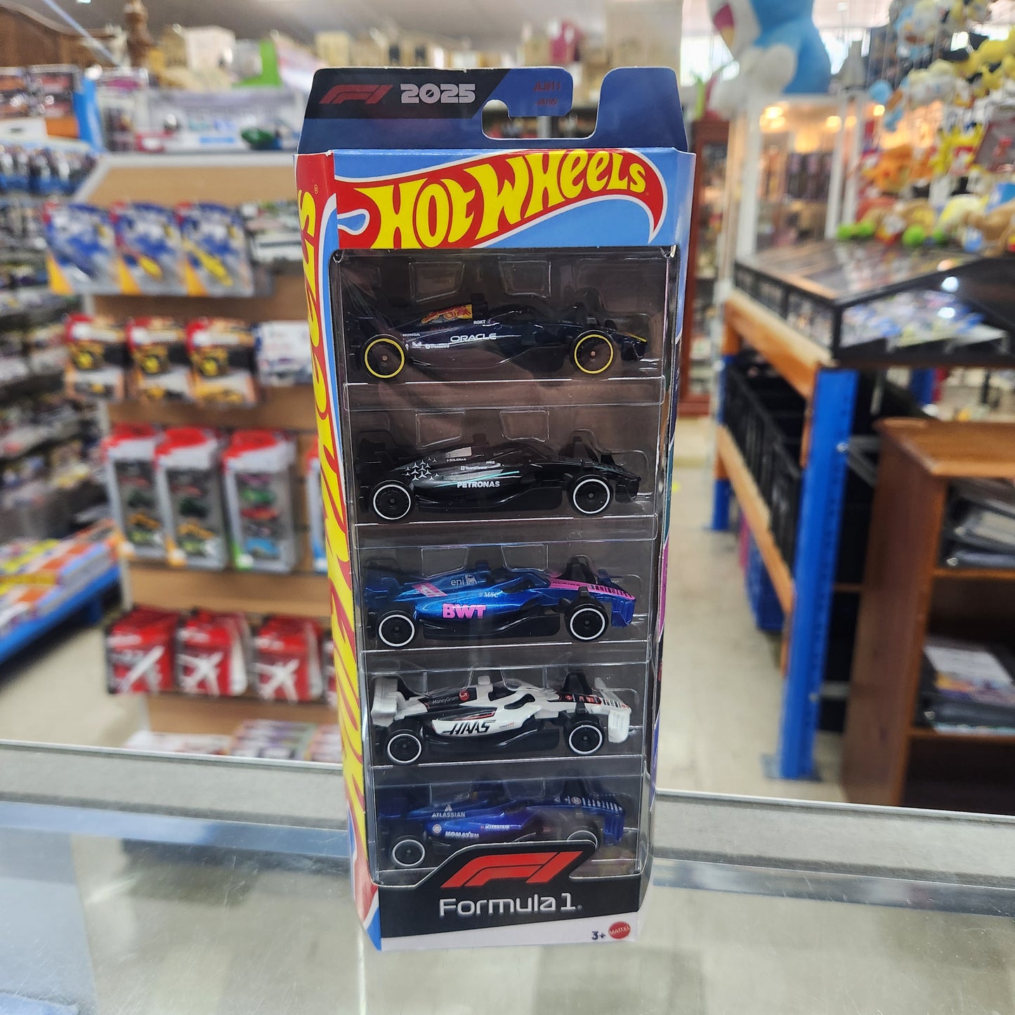 Hot Wheels - 2025 Formula One F1 - 5 Pack