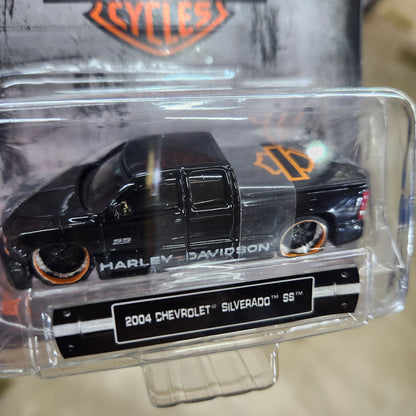Maisto - 'Harley Davidson' 2004 Chevrolet Silverado SS Pickup (Black)