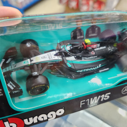 Bburago - 2024 Mercedes-AMG F1 W15 - #44 Lewis Hamilton - 1:43 Scale