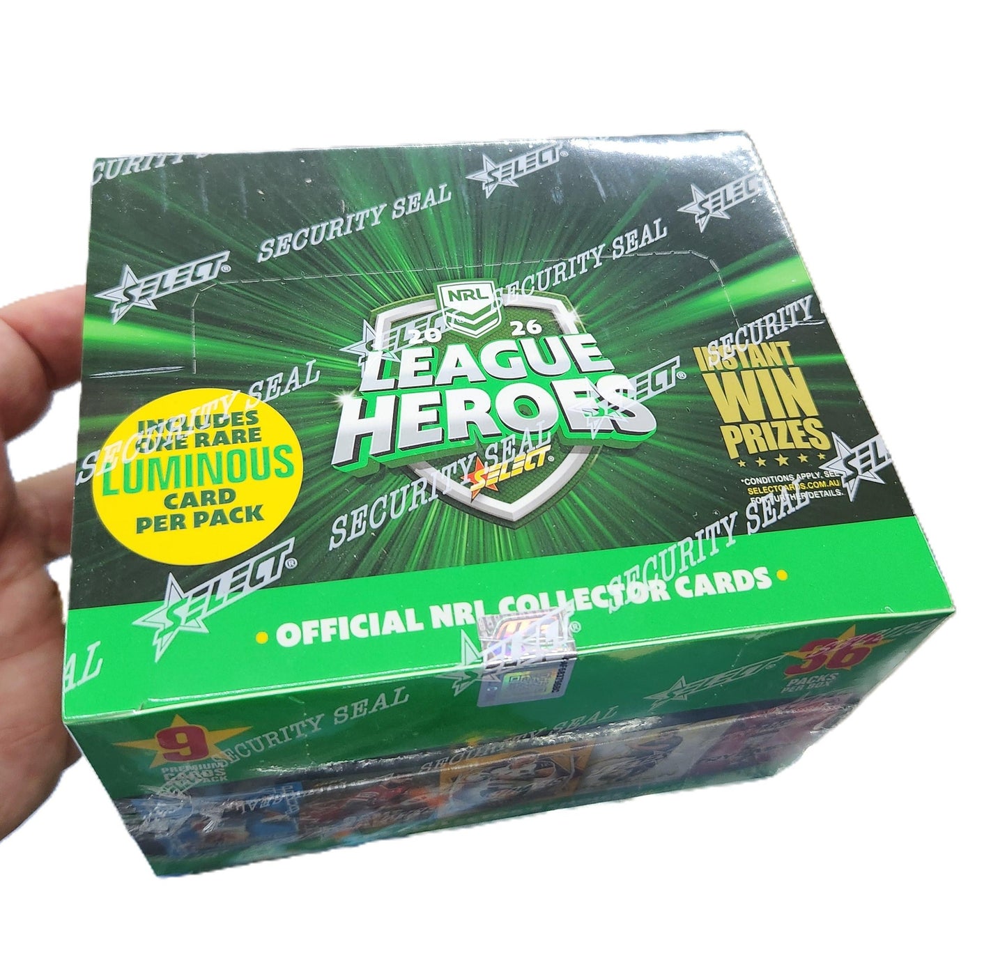 Select - 2026 NRL League Heroes - Sealed Box of 36 Packs