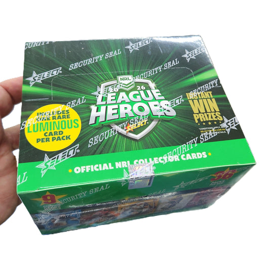 Select - 2026 NRL League Heroes - Sealed Box of 36 Packs