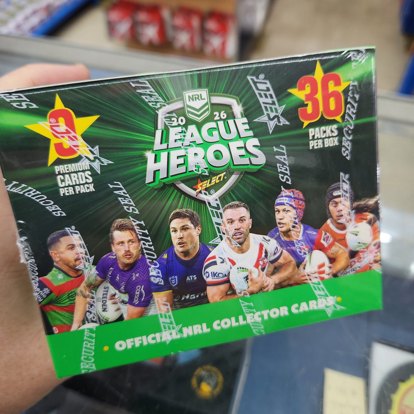 Select - 2026 NRL League Heroes - Sealed Box of 36 Packs