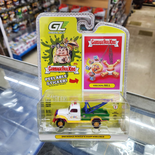Greenlight - 'Garbage Pail Kids' - 1945 Dodge Power Wagon Wrecker - 1:64 Scale