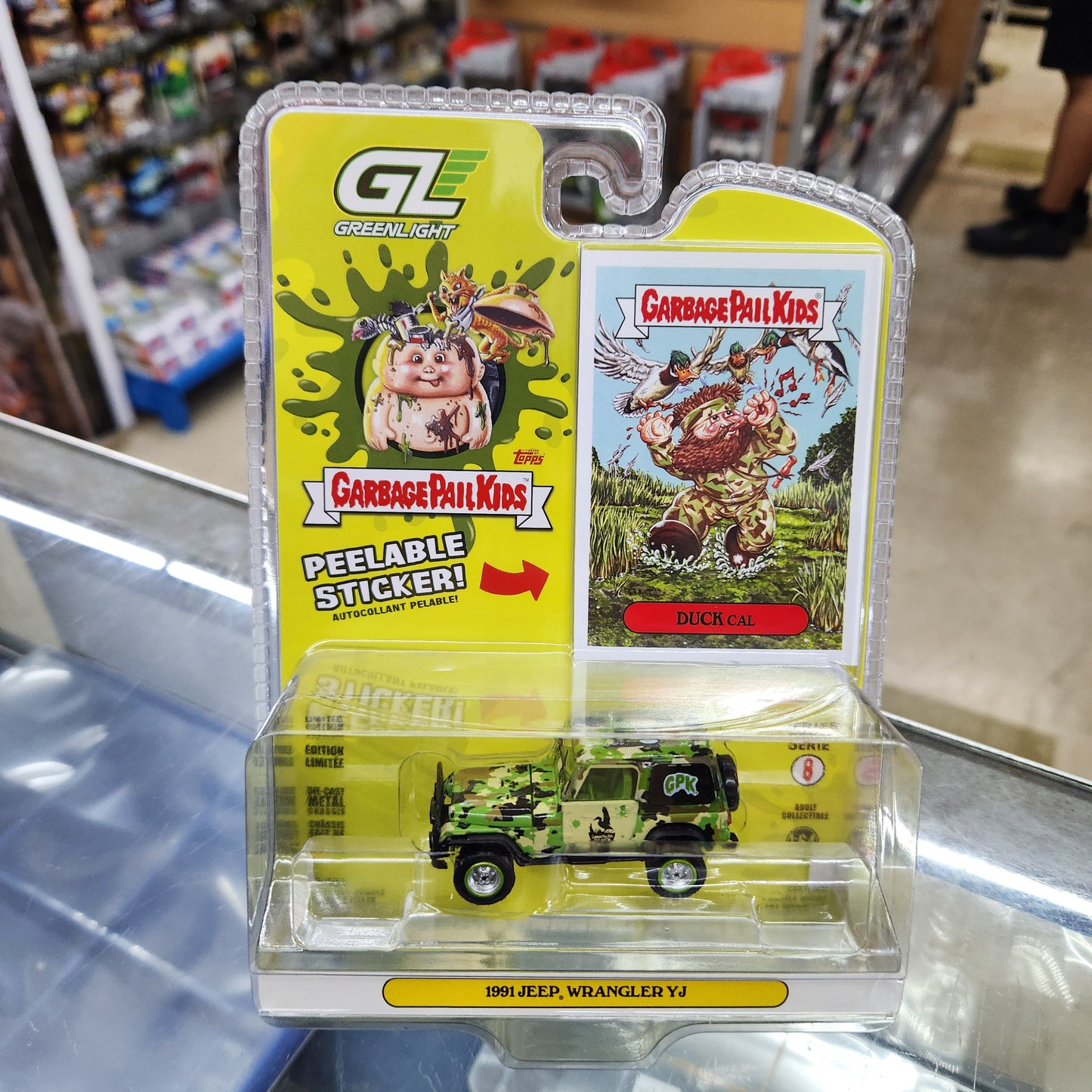 Greenlight - 'Garbage Pail Kids' - 1991 Jeep Wrangler YJ - 1:64 Scale
