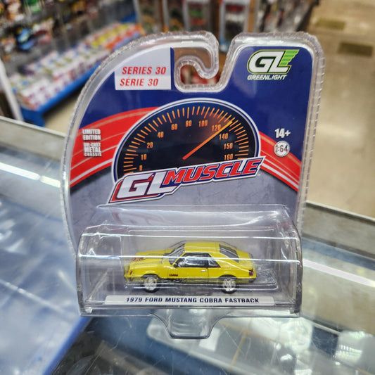 Greenlight - 'GL Muscle' Series 30 - 1979 Ford Mustang Cobra Fastback - 1:64 Scale