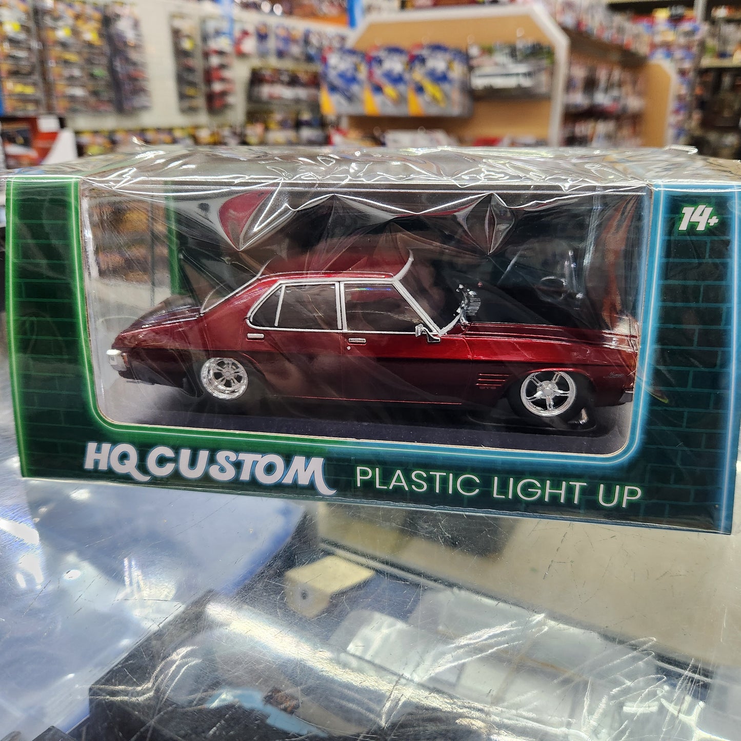 DDA - Holden HQ Custom Monaro (Dark Red) - Light Up - 1:24 Scale