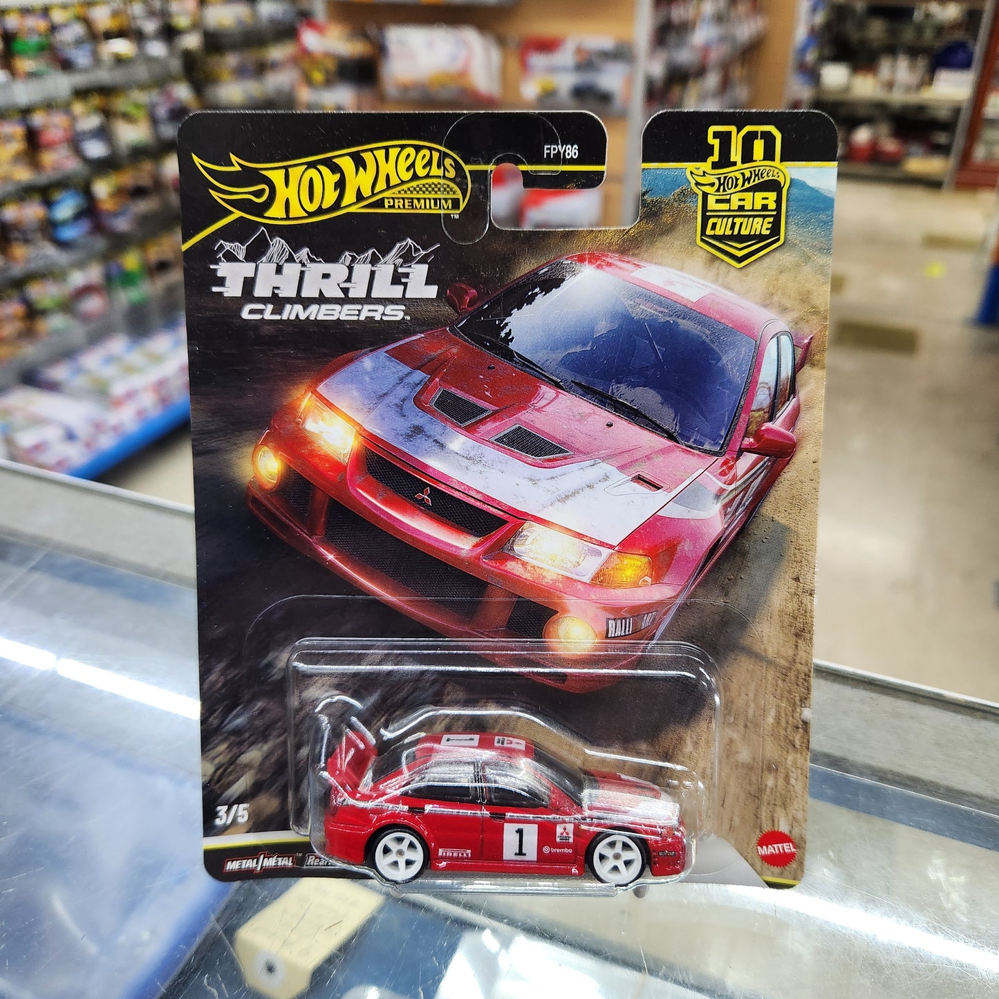 Hot Wheels Premium - Thrill Climbers - Mitsubishi Lancer Evolution VI