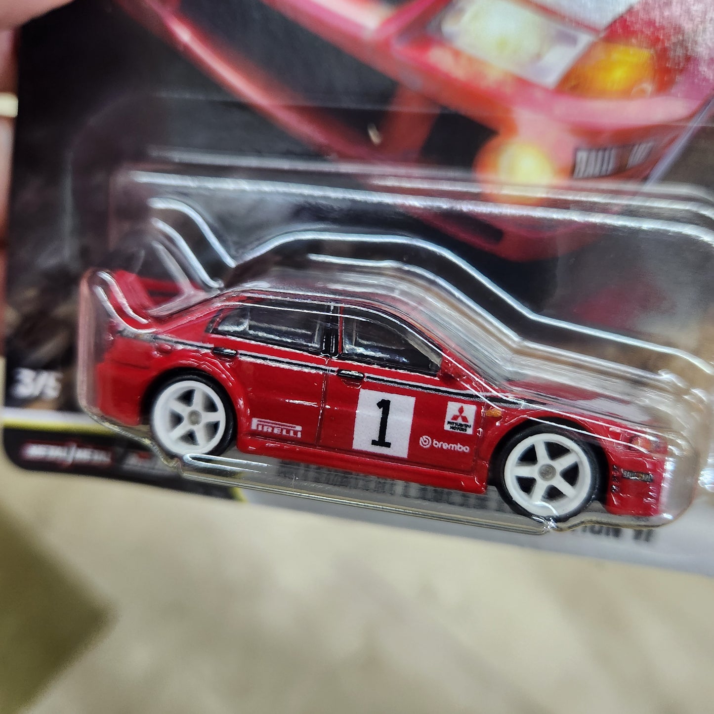 Hot Wheels Premium - Thrill Climbers - Mitsubishi Lancer Evolution VI