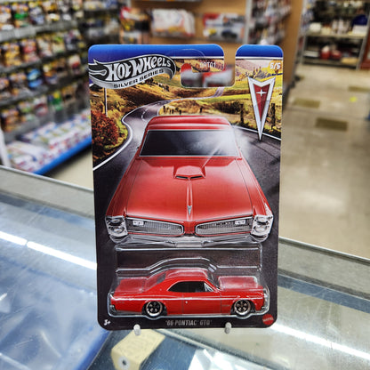 Hot Wheels Silver Series - Pontiac Centennial Celebration - 1966 Pontiac GTO (Metal Base)