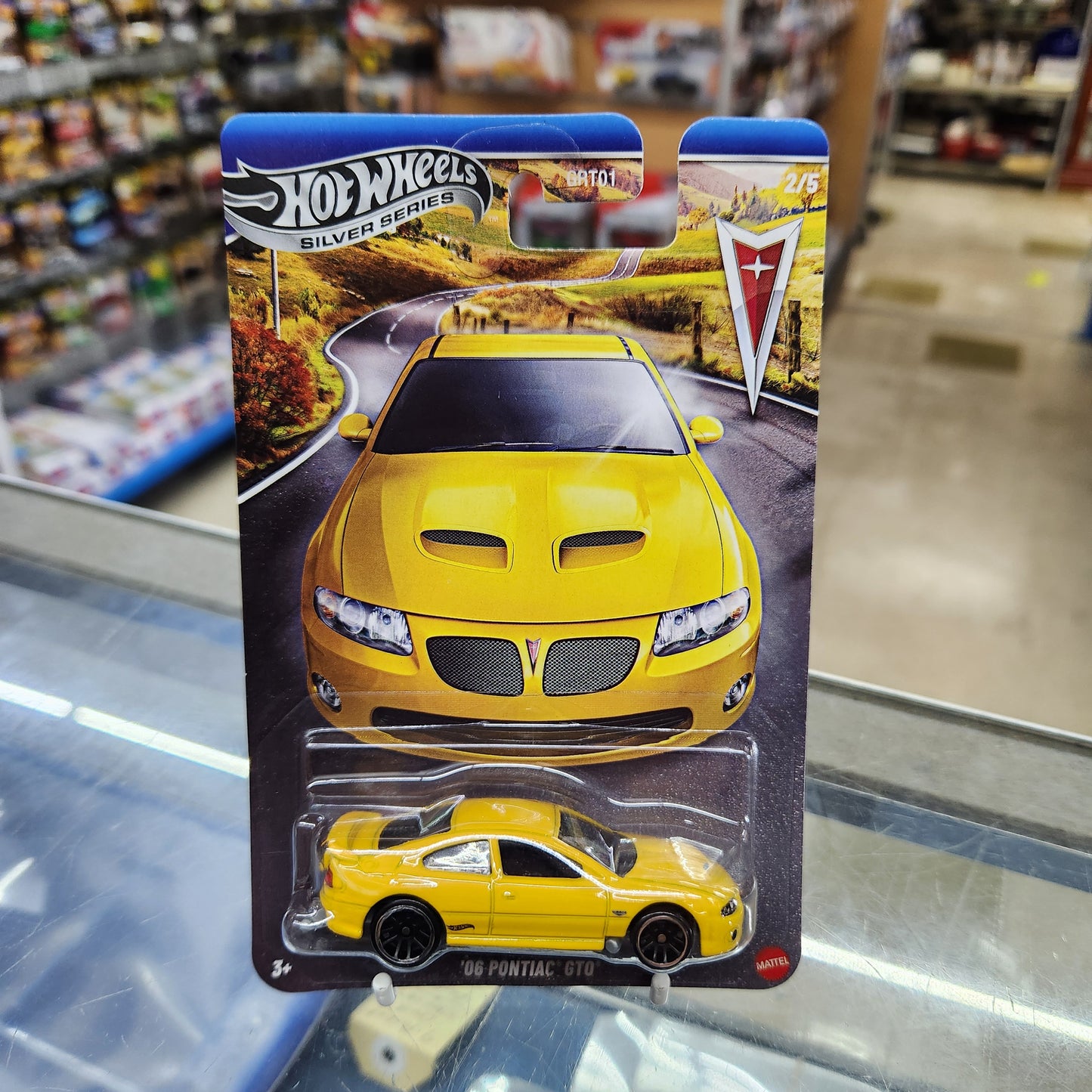 Hot Wheels Silver Series - Pontiac Centennial Celebration - 2006 Pontiac GTO (Yellow)