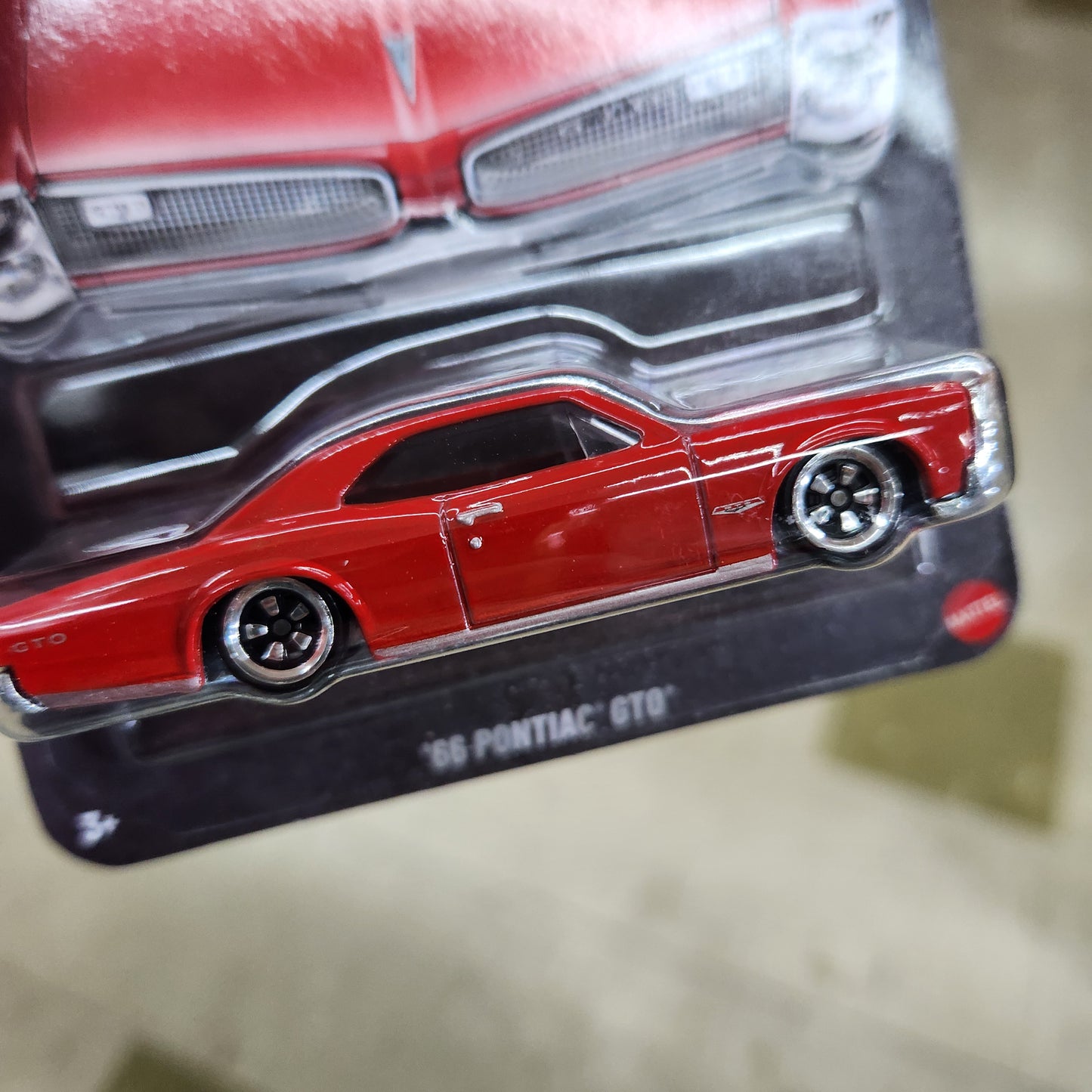 Hot Wheels Silver Series - Pontiac Centennial Celebration - 1966 Pontiac GTO (Metal Base)
