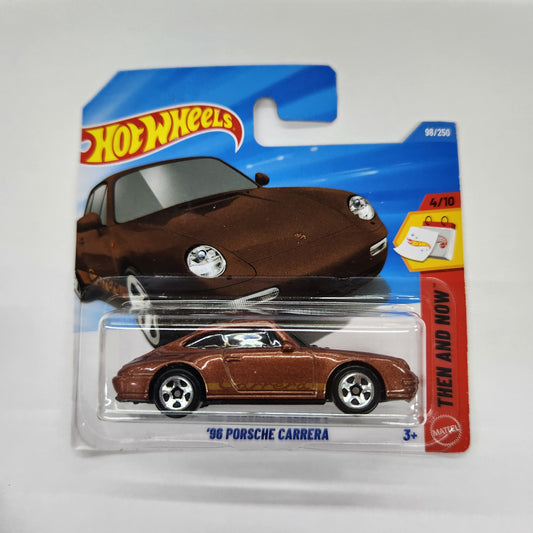 Hot Wheels - 1996 Porsche Carrera  (Brown) - Short Card