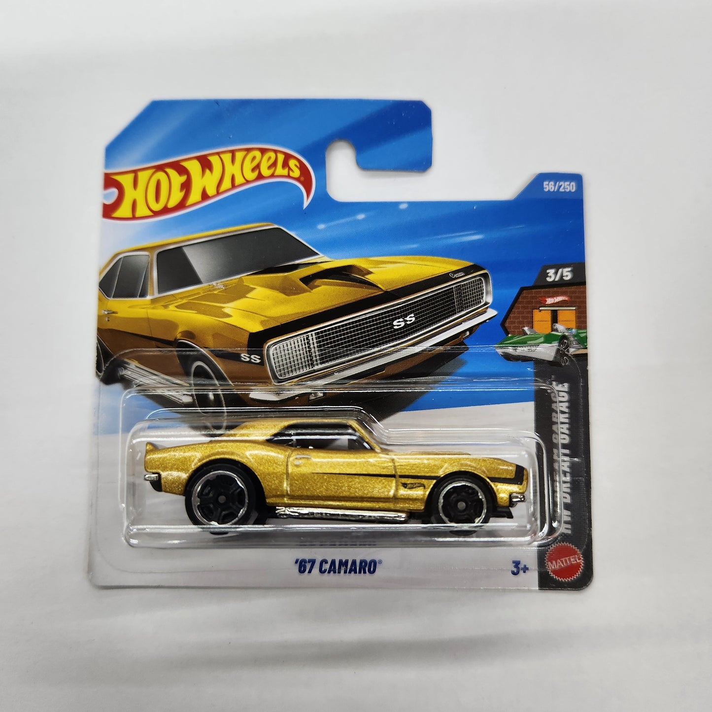 Hot Wheels - 1967 Camaro (Gold) - Short Card