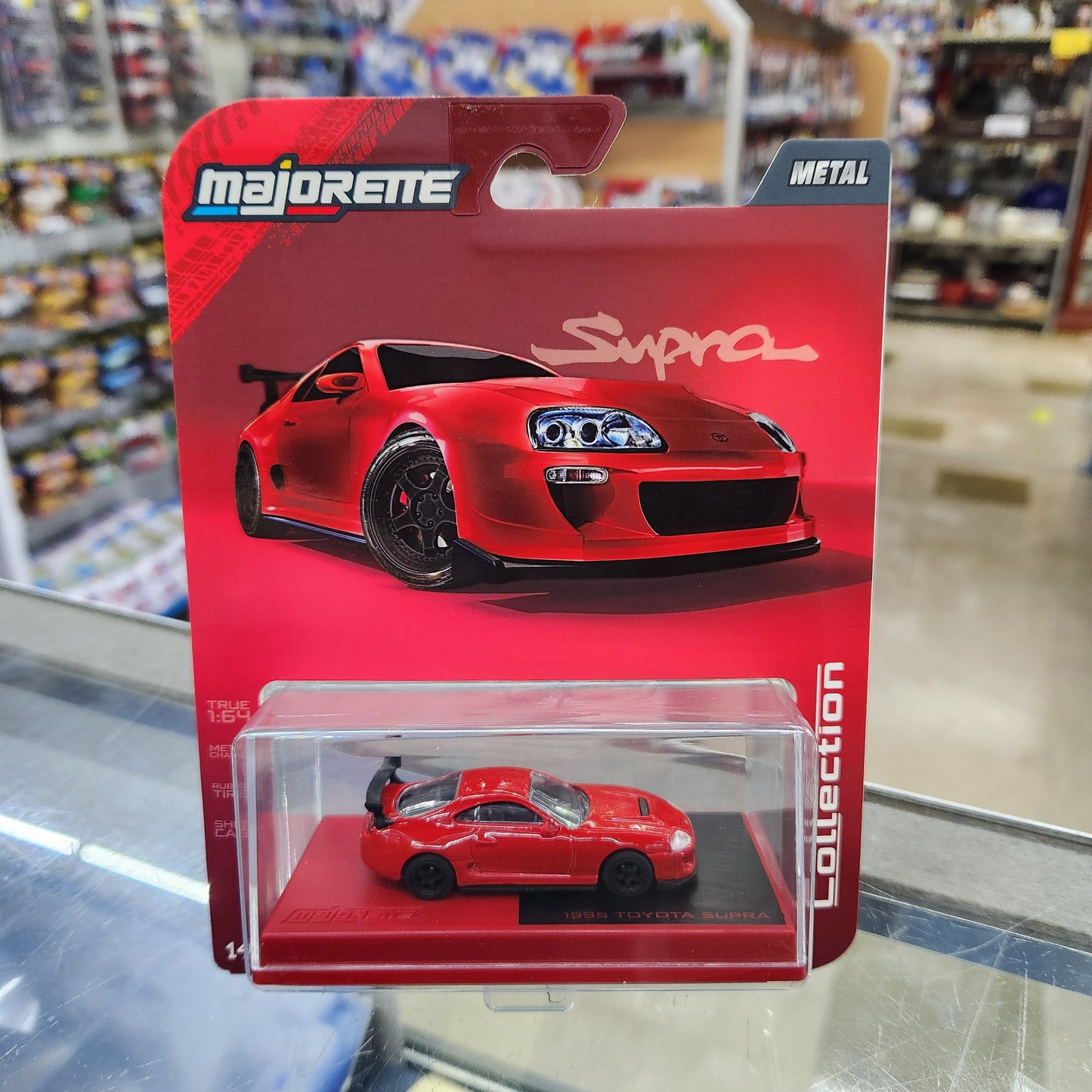 Majorette - Collection Series (Wave 4) - 1995 Toyota Supra (Fire Red)